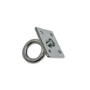Boat Deck T316 Stainless Steel Square Pad Swivel Eye, Marine Rigging Lift Hardware for Rope, Chain - PACK 4