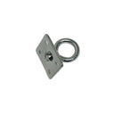 Boat Deck T316 Stainless Steel Square Pad Swivel Eye, Marine Rigging Lift Hardware for Rope, Chain - PACK 4