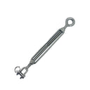 4 Pc Set Marine Grade T316 Stainless Steel Jaw Eye Turnbuckle for Cable Rope, Adjustable Rigging Tensioner for Boat, Dock - PACK 4