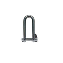 Marine Boat T316 Stainless Steel Halyard Key Shackle with Captive Pin, Sailing Rigging Shackle for Rope, Line - PACK 4