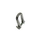 Marine Boat T316 Stainless Steel Halyard Key Shackle with Captive Pin, Sailing Rigging Shackle for Rope, Line - PACK 4