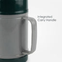 0.6L 18 oz Insulated Food Jar, Double Lid Vacuum Insulated Leakproof Thermal Lunch Container for Soup, Stew, and Meals