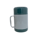 0.6L 18 oz Insulated Food Jar, Double Lid Vacuum Insulated Leakproof Thermal Lunch Container for Soup, Stew, and Meals