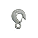 Marine T316 Stainless Steel Eye Slip Hook, Drop Forged Rigging Hook for Chain, Rope, Cable, Dock - PACK 4