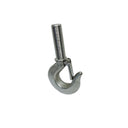 Marine T316 Stainless Steel Threaded Shank Hook, Drop Forged Hook for Rigging, Rope, Chain, and Cable - PACK 4