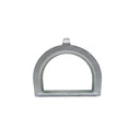 Marine T316 Stainless Steel D Ring Thimble, Wire Rope D-Ring Yacht Thimble for Cable, Rigging, Dock, Deck - PACK 4
