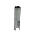 Marine Boat T316 Stainless Steel T Anchor Fitting for 1/8" 3/16" Cable, Hand Swage Wire Rope Terminal for Deck, Rail - PACK 4