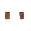 Copper Crimping Loop Sleeve for Wire Rope, Double Barrel Ferrule Cable Sleeves for Rigging, Railing, Loop Ends - PACK 10