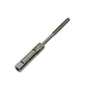 1/8" 3/16" Wire Cable Deck Railing Swageless Threaded Short Stud, Stainless Steel Cable Rail Terminal Fitting for Deck - PACK 4