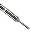 Marine Deck T316 Stainless Steel Stub End Turnbuckle, Adjustable Cable Wire Rope Tensioner for Boat, Dock, Deck - PACK 4