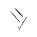 1/4" Threaded Drop Pin Hand Swage Stud Turnbuckle, T316 Stainless Steel Cable Wire Rope Tensioner for Railing and Rigging - PACK 4