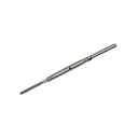 Marine T316 Stainless Steel Threaded Lag and Swage Stud Turnbuckle, Cable Wire Rope Tensioner for Deck, Dock - PACK 4