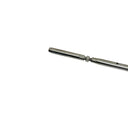 Marine T316 Stainless Steel Threaded Lag and Swage Stud Turnbuckle, Cable Wire Rope Tensioner for Deck, Dock - PACK 4