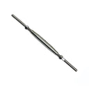 Stainless Steel T316 Marine Thread Swage Stud and Stud Pipe Turnbuckle, Wire Cable Tensioner for Railing and Rigging - PACK 4