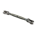 Marine T316 Stainless Steel Toggle and Toggle Pipe Turnbuckle, Cable Wire Rope Tensioner for Boat, Dock, Deck - PACK 4