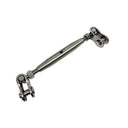 Marine T316 Stainless Steel Toggle and Toggle Pipe Turnbuckle, Cable Wire Rope Tensioner for Boat, Dock, Deck - PACK 4