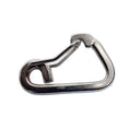 T316 Stainless Steel Harness Clip Spring Gate Snap Hook, Carabiner Hook for Marine, Boat, Rope, Chain - PACK 4