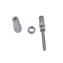 Marine Boat T316 Stainless Steel Swageless Threaded Stud for Cable, Wire Rope Railing Terminal Fitting for Deck, Dock - PACK 4
