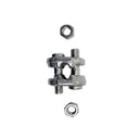 Marine Boat T316 Stainless Steel Fist Clip Wire Rope Clip, Drop Forged Cable Clamp for Rigging, Railing, Dock - PACK 4