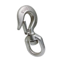 Drop Forged T316 Stainless Steel Swivel Hook, Swivel Eye Lifting Hook with WLL for Marine, Rigging, Chain - PACK 4