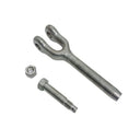 Drop Forged T316 Stainless Steel Open Swage Socket, Marine Grade Wire Rope Cable Socket for Rigging, Lifting - PACK 4