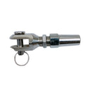 Marine Boat T316 Stainless Steel Swageless Jaw Terminal for Cable Wire Rail, Deck Railing and Marine Wire Rope Fitting - PACK 4