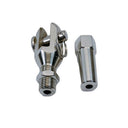 Marine Boat T316 Stainless Steel Swageless Jaw Terminal for Cable Wire Rail, Deck Railing and Marine Wire Rope Fitting - PACK 4
