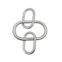Drop Forged T316 Stainless Steel Master Link for 2 Leg Chain Sling, Marine Grade Lifting Rigging Connector Link - PACK 4