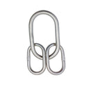 Drop Forged T316 Stainless Steel Master Link for 2 Leg Chain Sling, Marine Grade Lifting Rigging Connector Link - PACK 4