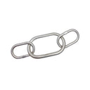 Drop Forged T316 Stainless Steel Master Link for 2 Leg Chain Sling, Marine Grade Lifting Rigging Connector Link - PACK 4