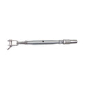 Cable Jaw Swageless Turnbuckle Pipe Turnbuckle, T316 Stainless Steel Wire Rope Tensioner for Marine, Deck, Dock - PACK 4