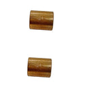 Marine Precision Formed Replacement Brass Bushing Sleeve Bearing, Boat Hardware Bearing Sleeve for Pulley, Sheave - PACK 10