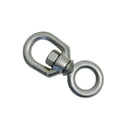T316 Stainless Steel Chain Swivel, FED SPEC Drop Forged Marine Grade Swivel Connector for Chain, Rigging, Boat - PACK 4