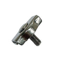 T304 Stainless Steel Simplex Single Bolt Wire Rope Clips, Cable Clamp for Wire Cable, Railing - PACK 4