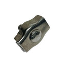 T304 Stainless Steel Simplex Single Bolt Wire Rope Clips, Cable Clamp for Wire Cable, Railing - PACK 4