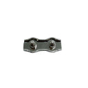 T304 Stainless Steel Duplex 2-Post Cable Wire Clamp, Wire Rope Clip Cable Clamp for Railing, Rigging - PACK 4