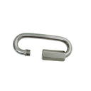 Marine T316 Stainless Steel Long Quick Link, Connect Link Chain Connector for Rope, Chain, Cable, Rigging - PACK 4