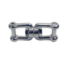 T316 Stainless Steel Jaw Jaw Swivel Anchor Connector with Flush Pin, Marine Boat Anchor Chain Connector - PACK 4