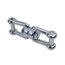 T316 Stainless Steel Jaw Jaw Swivel Anchor Connector with Flush Pin, Marine Boat Anchor Chain Connector - PACK 4