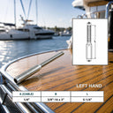 Hand Swage Lifeline Stud RH Cable Rail, T316 Stainless Steel Marine Grade Thread Wire Rope Railing Fitting - PACK 4