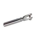 Marine T316 Stainless Steel Streamline Adjustable Jaw, Cable Rail Jaw Fitting for Wire Rope, Deck, Dock, and Railing - PACK 4