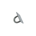 Marine T316 Stainless Steel Square Pad Eye, Rigging Lift Plate for Boat, Dock, Deck, Rope, Cable - PACK 4