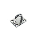Marine T316 Stainless Steel Square Pad Eye, Rigging Lift Plate for Boat, Dock, Deck, Rope, Cable - PACK 4