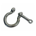 Stainless Steel Commercial Bow Shackle, Boat Anchor Rigging Shackle for Paracord, Rope, Chain, Cable - PACK 5