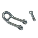 Marine Boat Headboard Shackle with Captive Pin, Stainless Steel Sailboat Rigging Shackle for Rope, Cable - PACK 4