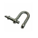 T316 Stainless Steel D Chain Shackle with Screw Pin - PACK 5