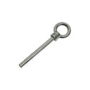 T316 Stainless Steel Eye Bolt, Marine Grade Non-Threaded Shoulder Eyebolt Rivet Bolt for Boat, Dock, Rigging - PACK 10