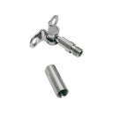 Stainless Steel T316 Swageless Deck Toggle for 1/8" 3/16" Cable Wire Rope, Marine Boat Cable Railing Terminal Fitting - PACK 10
