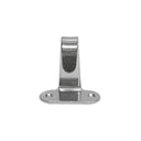 T316 Stainless Steel Top Mount Flat Hook Single Hook, Marine Grade Boat Deck Hook for Dock, Cabin, Rope, Line - PACK 10