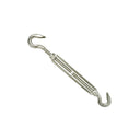 T316 Stainless Steel Marine Hook Hook Jaw Jaw Turnbuckle, Adjustable Rigging Tensioner for Cable, Chain, Rope, and Boat Hardware